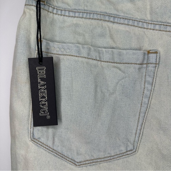 BLANKNYC Crochet Front Cutoff Denim Shorts Size 31 NWT - Picture 8 of 13